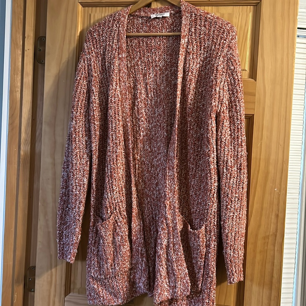 Salmon Colored Cardigan